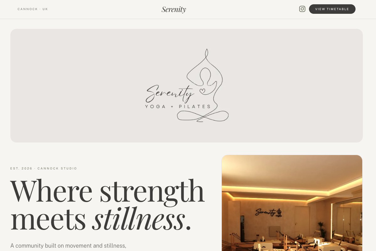 Serenity Yoga + Pilates